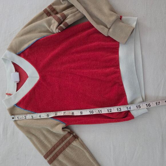 Vintage 70s Velour Long Sleeve 5t - Picture 3 of 5